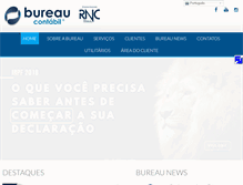 Tablet Screenshot of bureaucontabil.com.br